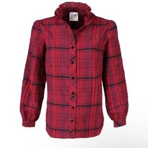 FINLEY misty shirt in cranberry‎ plaid